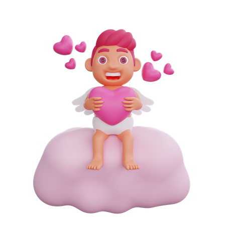 Boy Is Expressing His Love  3D Icon