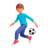 playing football symbol