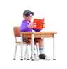 Boy Reading Book