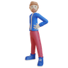 boy standing 3d images