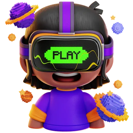 BOY USE VR  3D Icon