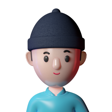Boy Wearing Bounie 3D Icon