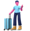 Boy with luggage