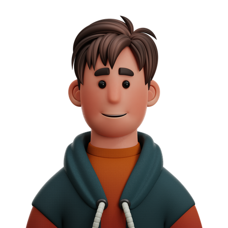 BOY WITH SWEATER  3D Icon