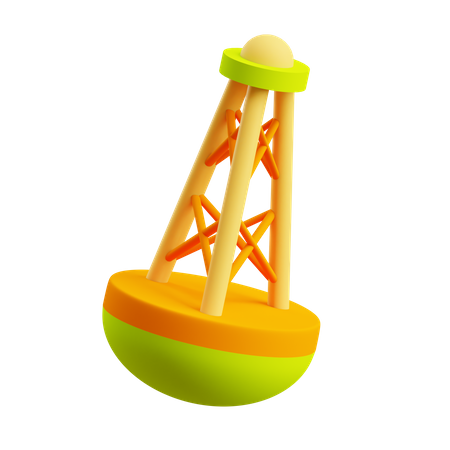 Boya de barco  3D Illustration
