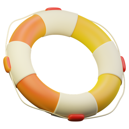Boya salvavidas  3D Icon