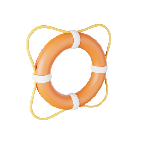Boya salvavidas  3D Icon
