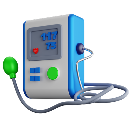 BP Monitor  3D Icon