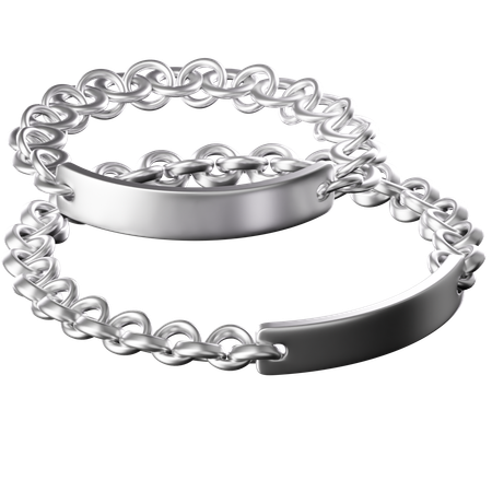 Bracelet en argent  3D Icon