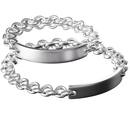 Bracelet en argent  3D Icon