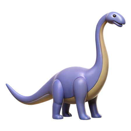 Dinosaure brachiosaure  3D Icon