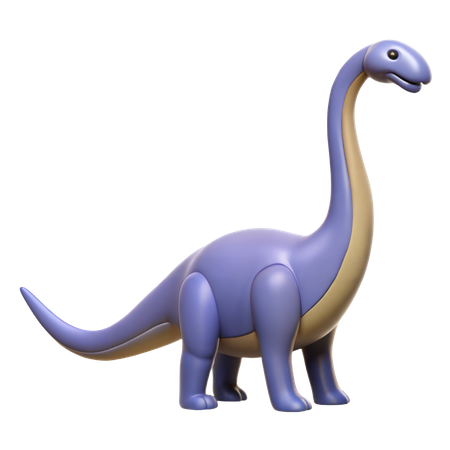 Brachiosaurus-Dinosaurier  3D Icon