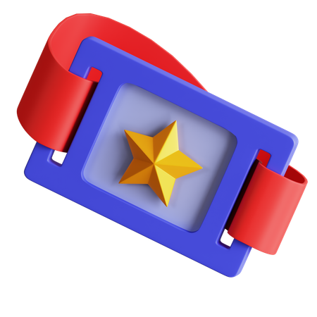 ブラケットチケット  3D Icon