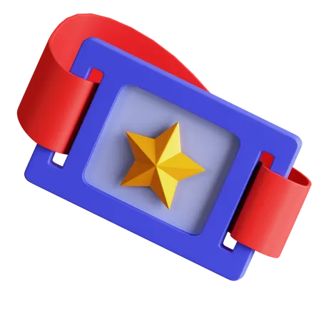 ブラケットチケット  3D Icon