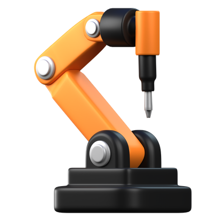 Braço robótico com chave de fenda grande  3D Icon