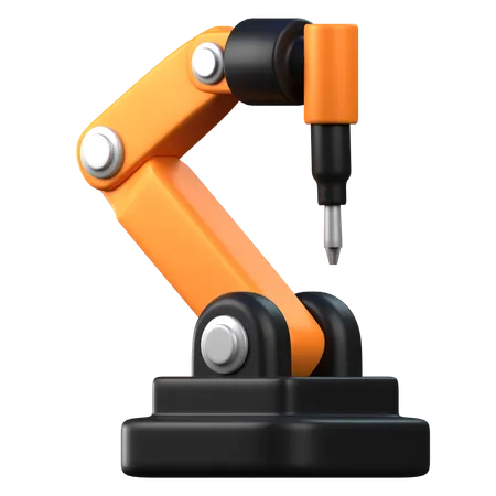 Braço robótico com chave de fenda grande  3D Icon