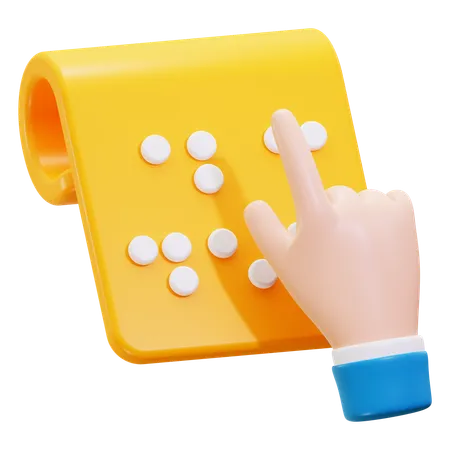 Braille  3D Icon