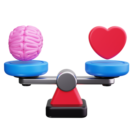 Brain Balance  3D Icon