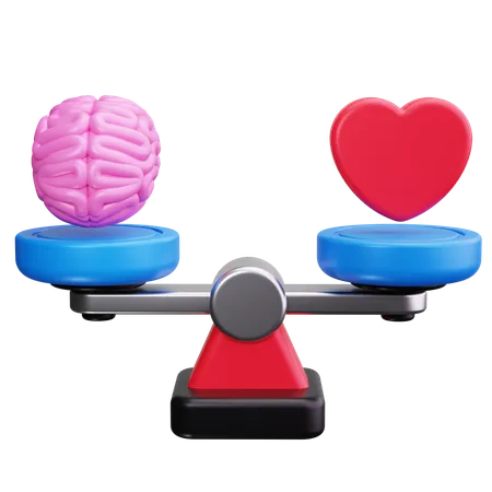 Brain Balance  3D Icon