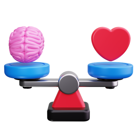 Brain Balance  3D Icon