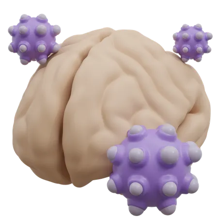 脳腫瘍  3D Icon