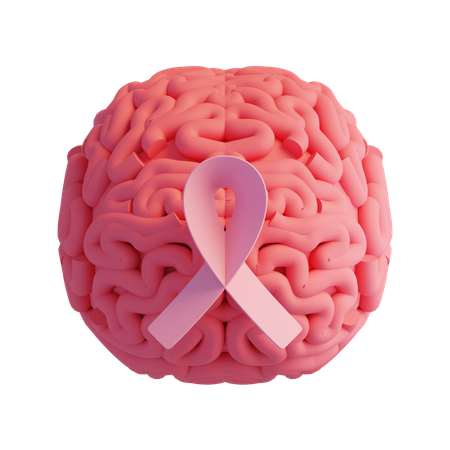 Brain cancer  3D Icon