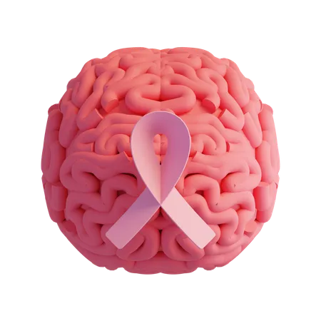 Brain cancer  3D Icon