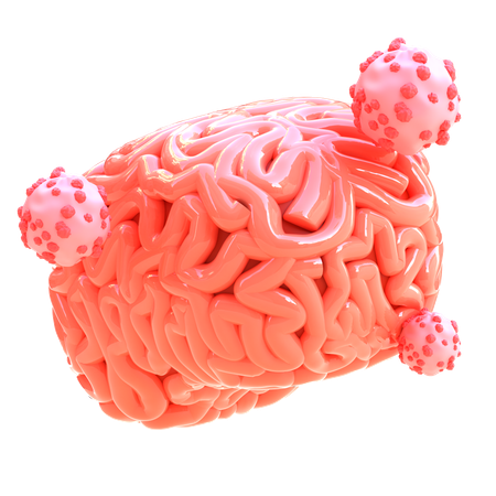 Brain Cancer  3D Icon