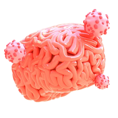 Brain Cancer  3D Icon