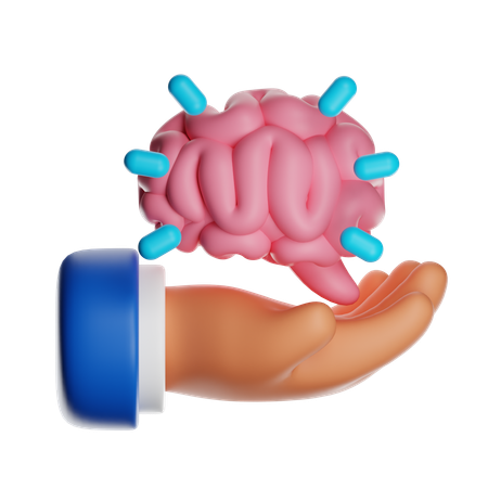 Brain Care  3D Icon
