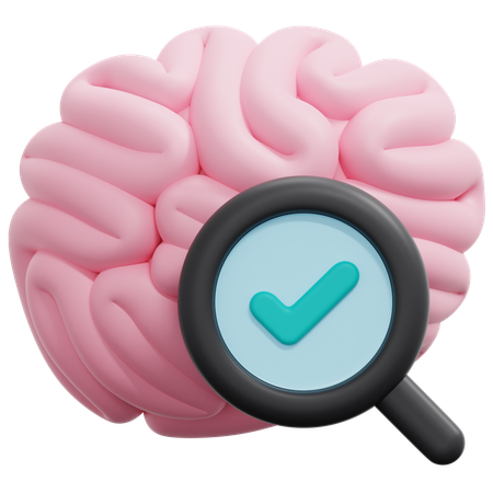 Brain Checkup  3D Icon