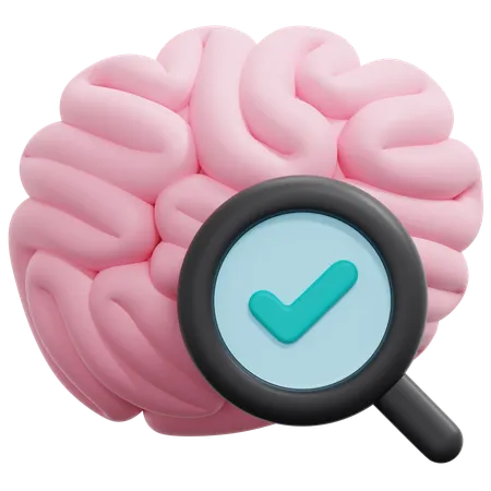 Brain Checkup  3D Icon