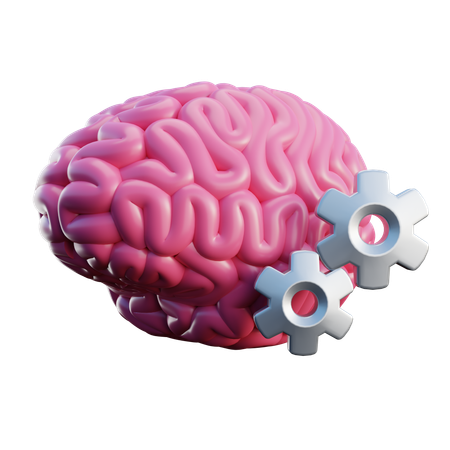 Brain Cognitive Function  3D Icon