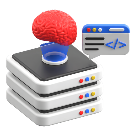 Brain Development  3D Icon