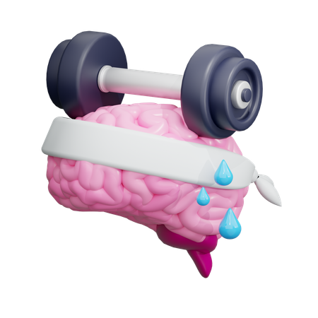 Brain Exercise  3D Icon