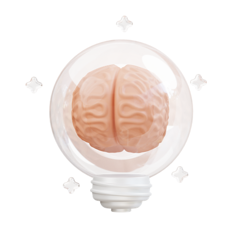 Brain Idea  3D Icon