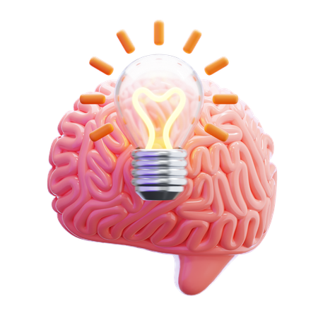 Brain Idea  3D Icon