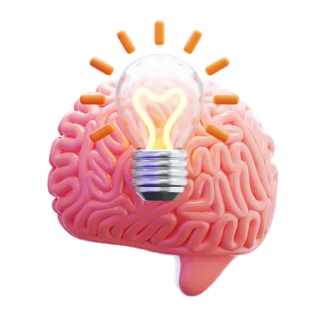 Brain Idea  3D Icon