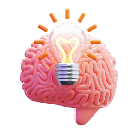 Brain Idea  3D Icon