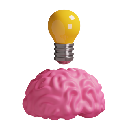 Brain Idea  3D Icon