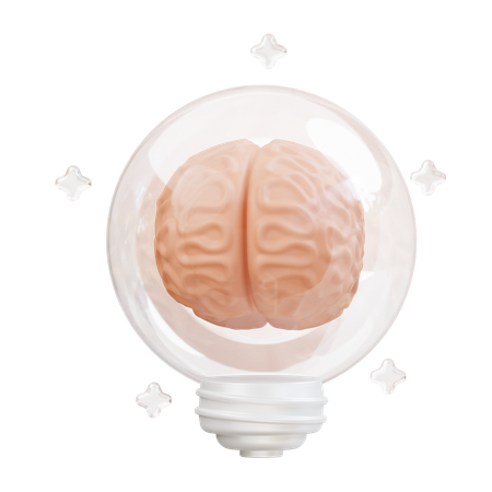 Brain Idea  3D Icon