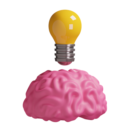 Brain Idea  3D Illustration