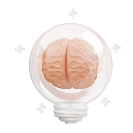 Brain Idea 3D Icon
