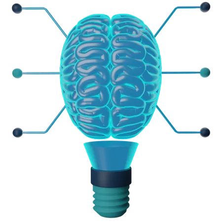 Brain Idea  3D Icon