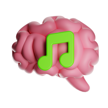 Brain Music  3D Icon