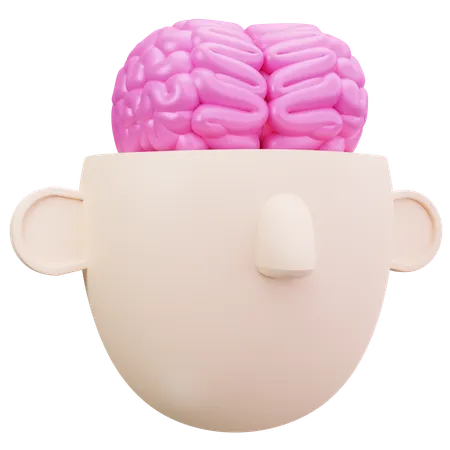 Brain Programmer  3D Icon