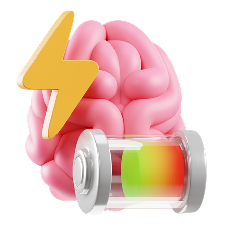 Brain Recharge  3D Icon