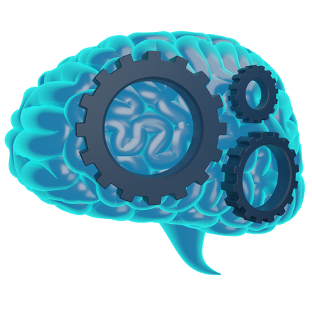 Brain Setting  3D Icon