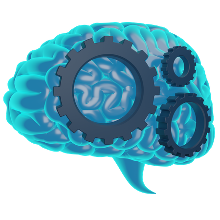 Brain Setting  3D Icon