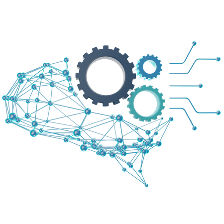 Brain Setting  3D Icon